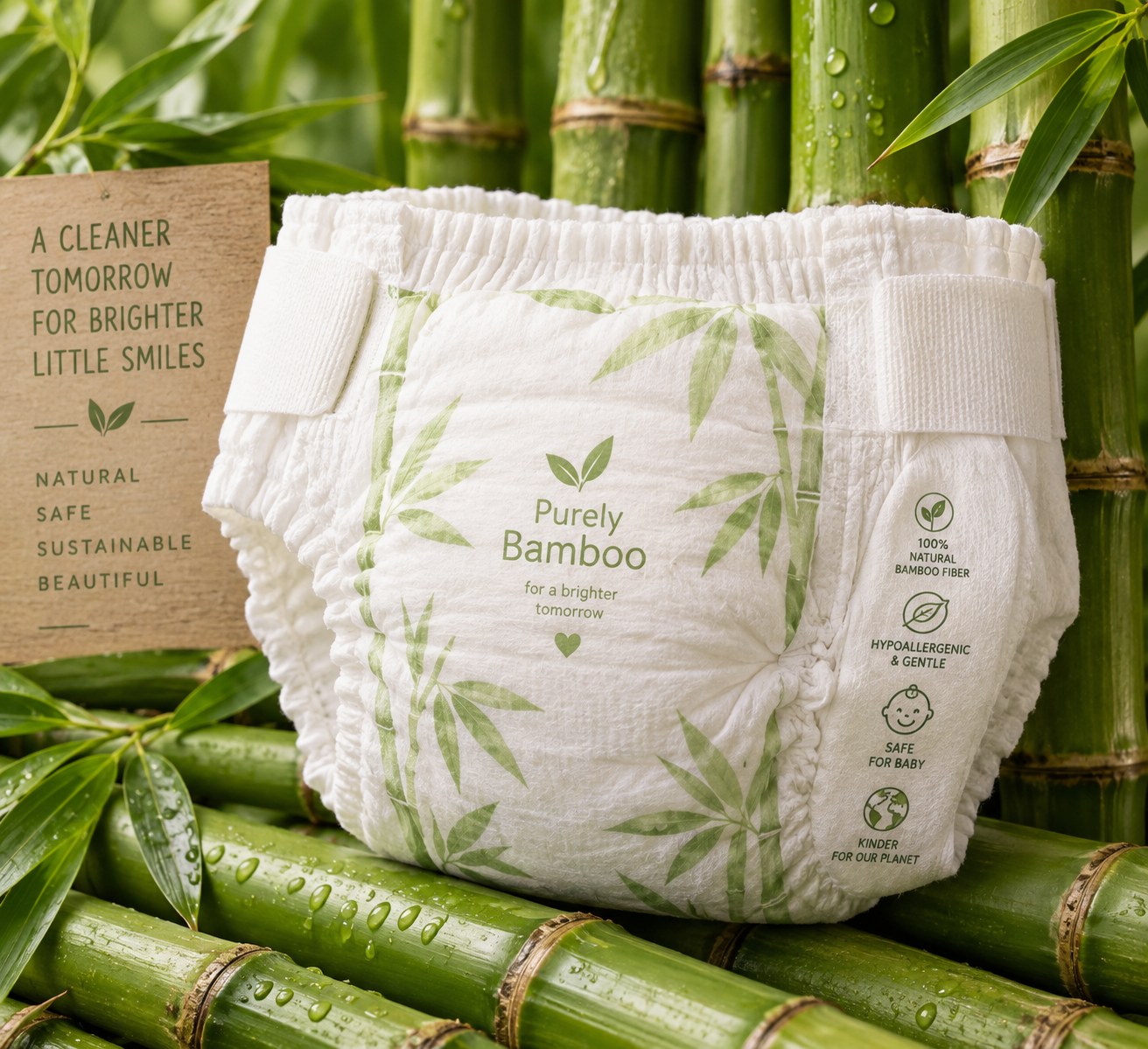 Biodegradable Bamboo Fiber Diapers: Life Cycle & Compostability