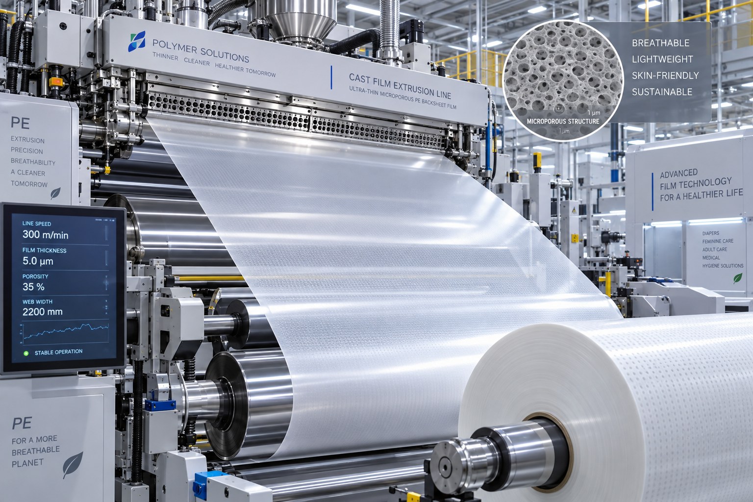 Breathable PE Film Sourcing: MVTR Extrusion & Quality Control