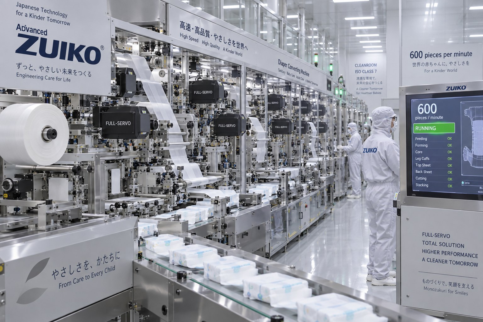 Shenghongda Commissions 3 New High-Speed Zuiko Converting Lines