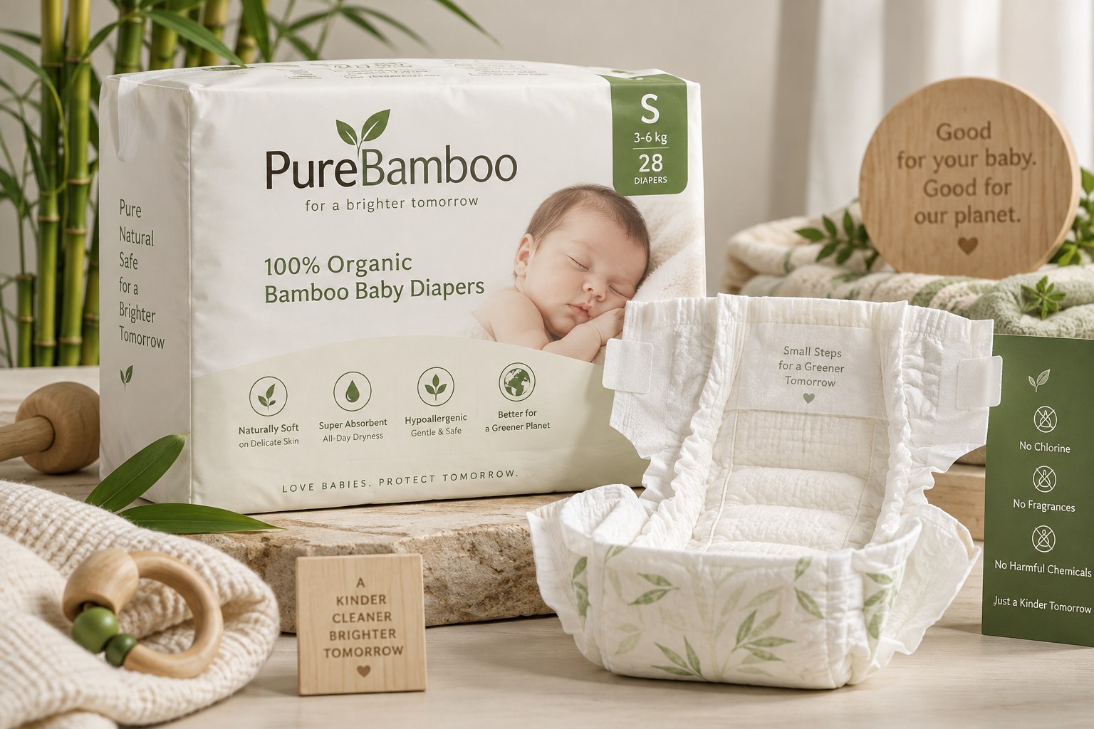 Shenghongda Launches OEKO-TEX Certified 100% Organic Bamboo Diaper Line
