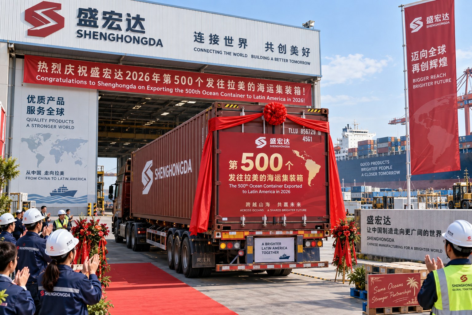 Shenghongda Hits Milestone: 500+ Containers Shipped to Latin America in 2026